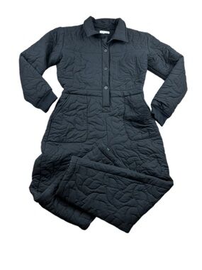 Basin + Range Black Quilted Snowsuit Ski Suit Women’s Size Medium